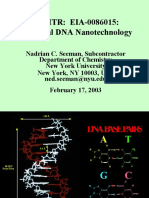 NSF-ITR: EIA-0086015: Structural DNA Nanotechnology