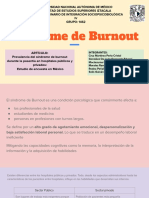 Sindrome de Burnout. by DR Caleb Rodea FES Iztacala