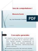 Clase - 4-5 Memoria Cache