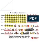 O Calendario Da Semana