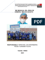 Informe Salud Mes Agosto Eps