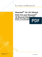 Maxwell 16 LEV Blood DNA Kit and Maxwell 16 Buccal Swab LEV DNA Purification Kit