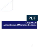 Chapter 10 Accounting and Operating Decisions Revised March 3