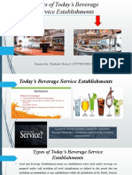 Beverage Service Establishments Tombado