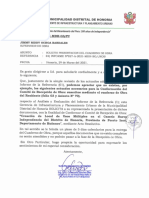 CARTA Nº008-2021-MDH-GIYPU Presentacion de Cuaderno de Obra