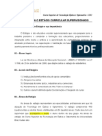 1 - Regras para o Estágio Curricular Supervisionado - Optometria 2016