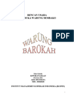 Rencana Bisnis Warung Sembako Barokah Aziz Musthafa MM20638