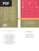 Di Tullio El Español Rioplatense Lengua Literatura Expresiones Culturales