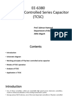 EE-6380 Thyristor Controlled Series Capacitor (TCSC)