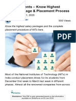 NIT Placements - Know Highest Salary Package & Placement Process