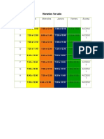 Horarios 1er Año Eico SEMANA 24 AL 26 AGOSTO