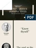 "SELF" From Various Perspectives