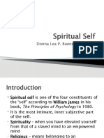 Spiritual Self: Donna Lea P. Buendia, MA, LPT