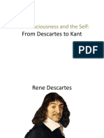 Self Consciousness and The Self:: From Descartes To Kant