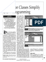 Foundation Classes Simplify C/C++ Programming