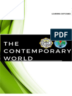 Learning Outcomes: Contemporary World (Ge 3)
