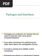 Packages and Interfaces