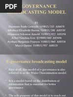 E-Governance Broadcasting Model.