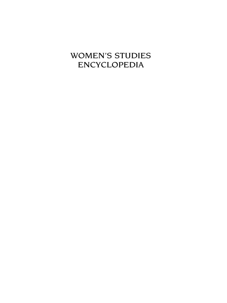 Helen Tierney) Women's Studies Encyclopedia (B-Ok - Xyz), PDF, Abolitionism In The United States