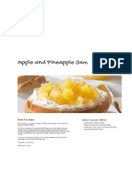 Apple and Pineapple Jam: How It Is Done