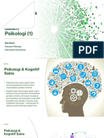 3 - Kognitif Sains & Topik-Topik Dalam Psikologi