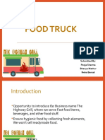 Business Plan-Food Truck- Bhavya, Neha B, Pooja