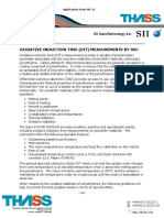 Oxidative Induction Time (Oit) Measurements by DSC: Application Note AN 31