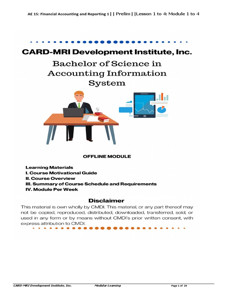 Financial Accounting Basics for BSAIS | PDF | Expense | Equity (Finance)