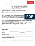 Self Declaration Health Form (1)