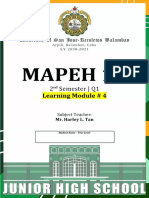 MAPEH 10 2nd Semester Q1 Learning Module #4 Impressionism Still Life Spoken Poetry Basketball Skills Wise Consumer