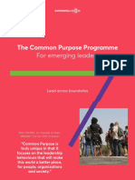 The Common Purpose Programme - For Emerging Leaders - IN