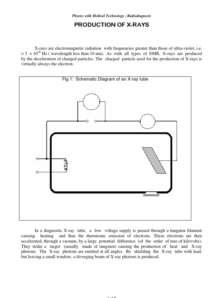 Xray Notes | PDF | X Ray | Electron