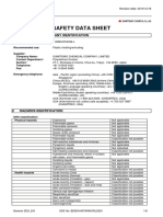 Safety Data Sheet for SUMIKATHENE-L Plastic