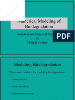 Numerical Modeling of Biodegradation: Analytical and Numerical Methods by Philip B. Bedient
