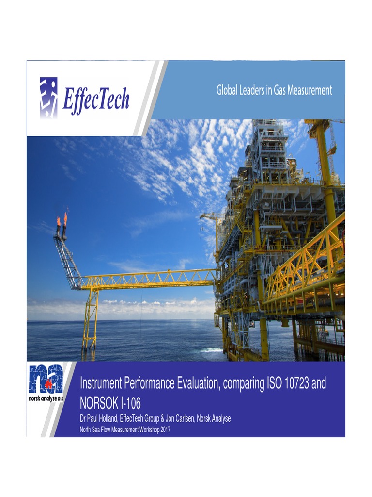 2017 18 Benchmarking of On Line Natural Gas Analysers Holland EffecTech