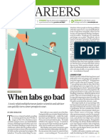 Careers: When Labs Go Bad