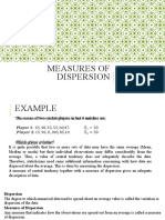 Measures of Dispersion1