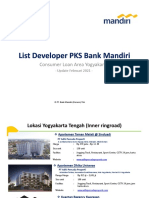List Developer PKS Bank Mandiri Februari 2021