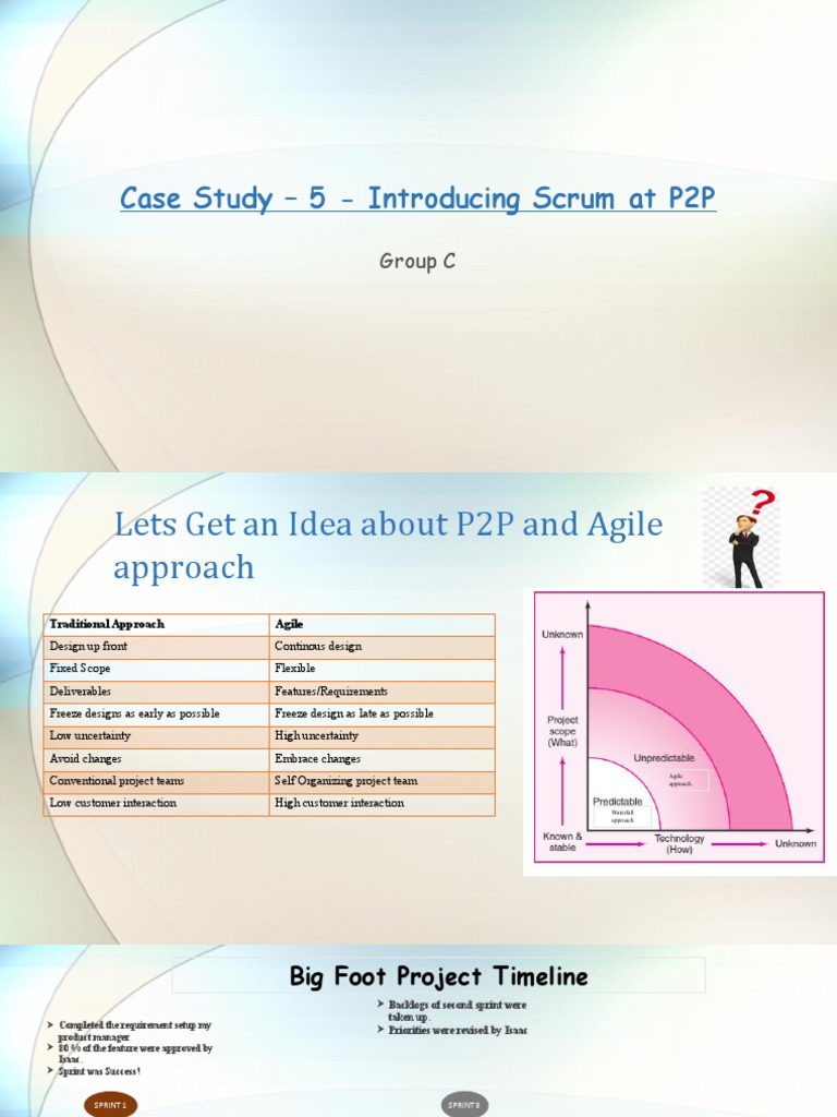 Introducing Scrum: Challenges at P2P | PDF | Scrum (Software ...