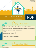 Limit Fungsi Aljabar - 1
