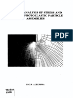 (1987) (OPT - CPT) Análisis Optico de Tensiones y Deformaciones en Montaje de Particulas Fotoelasticas