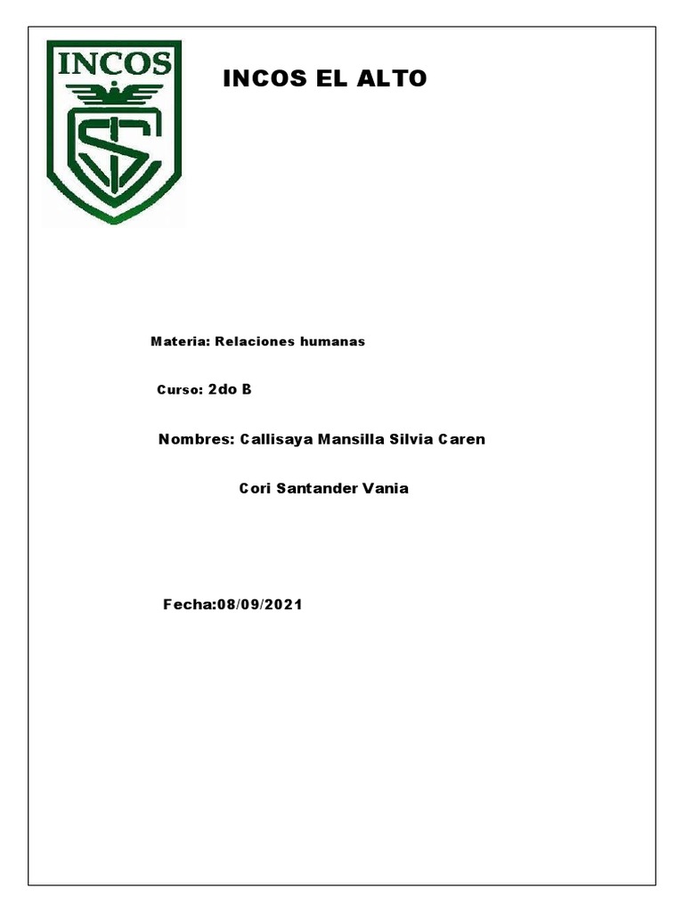 Logotipo de INCOS El Alto | PDF | Muerte | Verdad