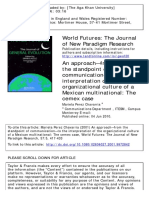 World Futures: The Journal of New Paradigm Research