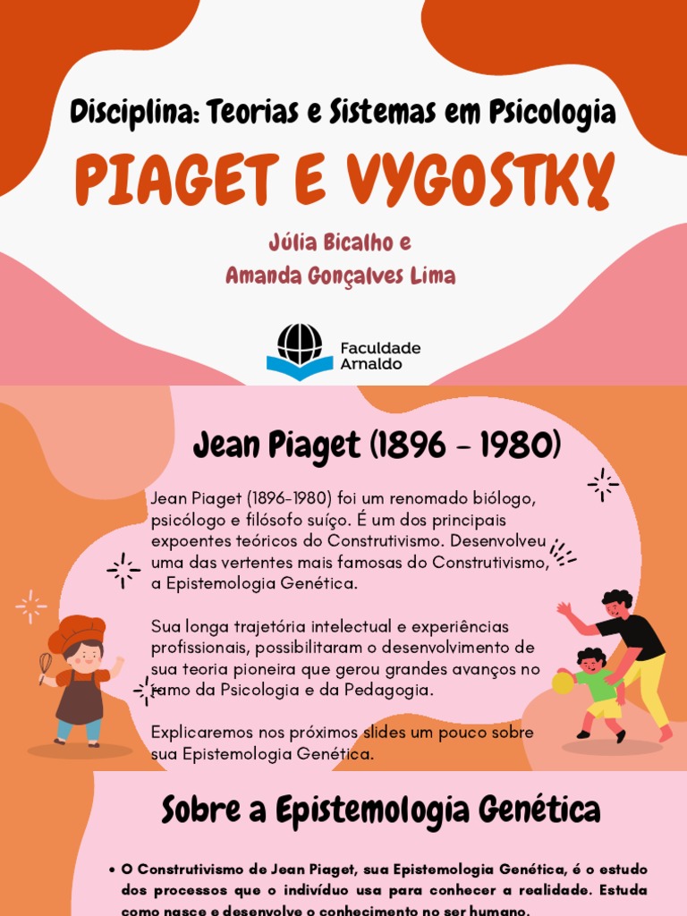 Piaget e Vygostky | PDF | Aprendizado | Psicologia