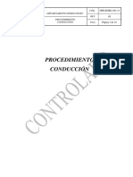 OPE-INSRC-001.31 Procedimiento Conducción