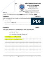 NLP Assignment-2 20192