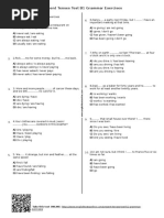 Present Tenses Test B1 Grammar Exercises