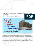 cooling tower efficiency