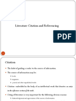 Literature Citation Guide