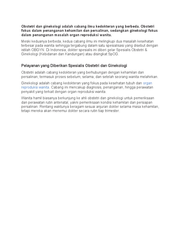 Obgyn Services Care For Women S Reproductive Health Throughout Life S